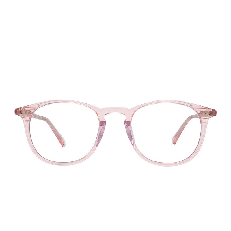 JAXSON - ROSE CRYSTAL + BLUE LIGHT TECHNOLOGY CLEAR GLASSES sold by Diff Eyewear