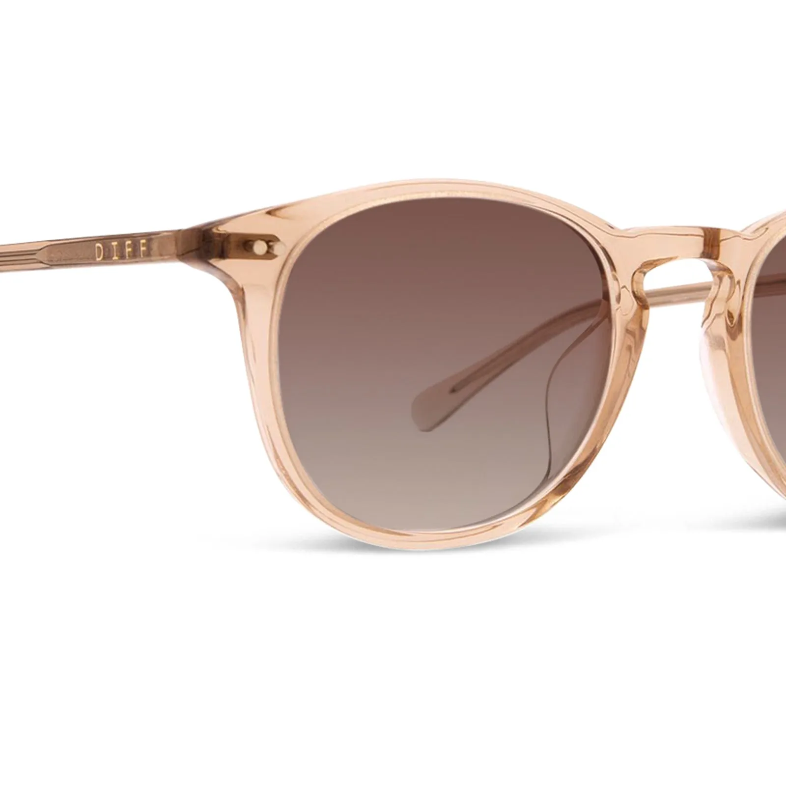 JAXSON - VINTAGE CRYSTAL + BROWN GRADIENT + POLARIZED SUNGLASSES sold by Diff Eyewear product image thumbnail 4