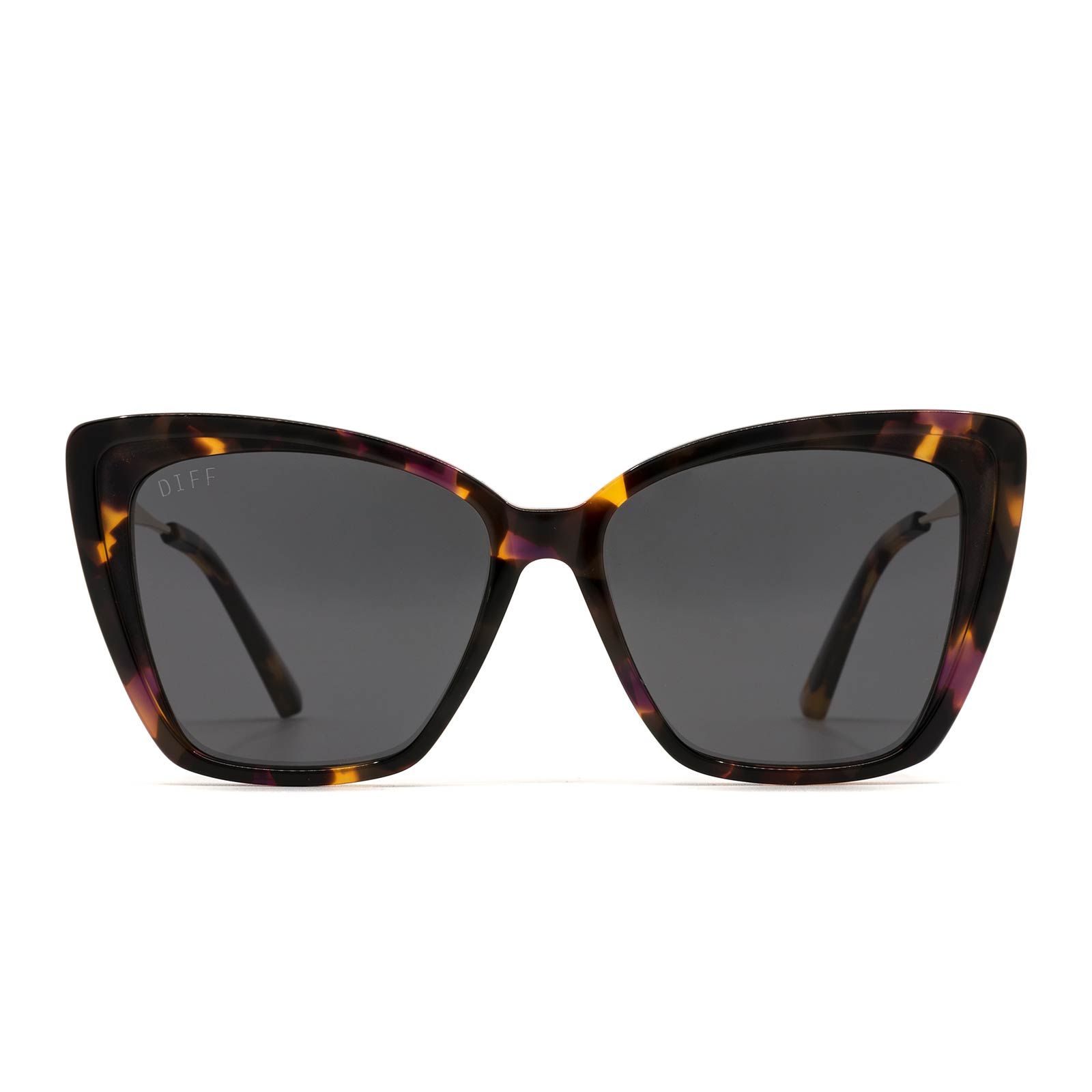 BECKY II - AMBASSADOR TORTOISE + GREY POLARIZED SUNGLASSES sold by Diff Eyewear