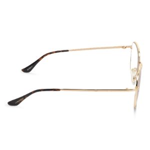 KERI - GOLD/TORTOISE + CLEAR GLASSES sold by Diff Eyewear