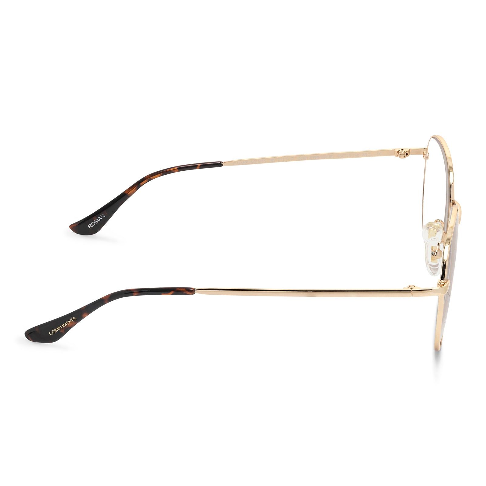 KERI - GOLD/TORTOISE + CLEAR GLASSES sold by Diff Eyewear product image thumbnail 3