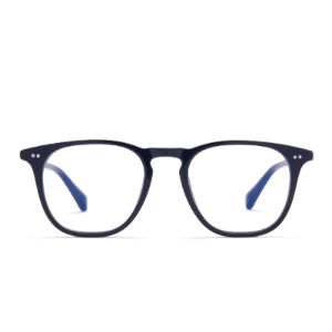 MAXWELL - DARK NAVY + CLEAR GLASSES sold by Diff Eyewear