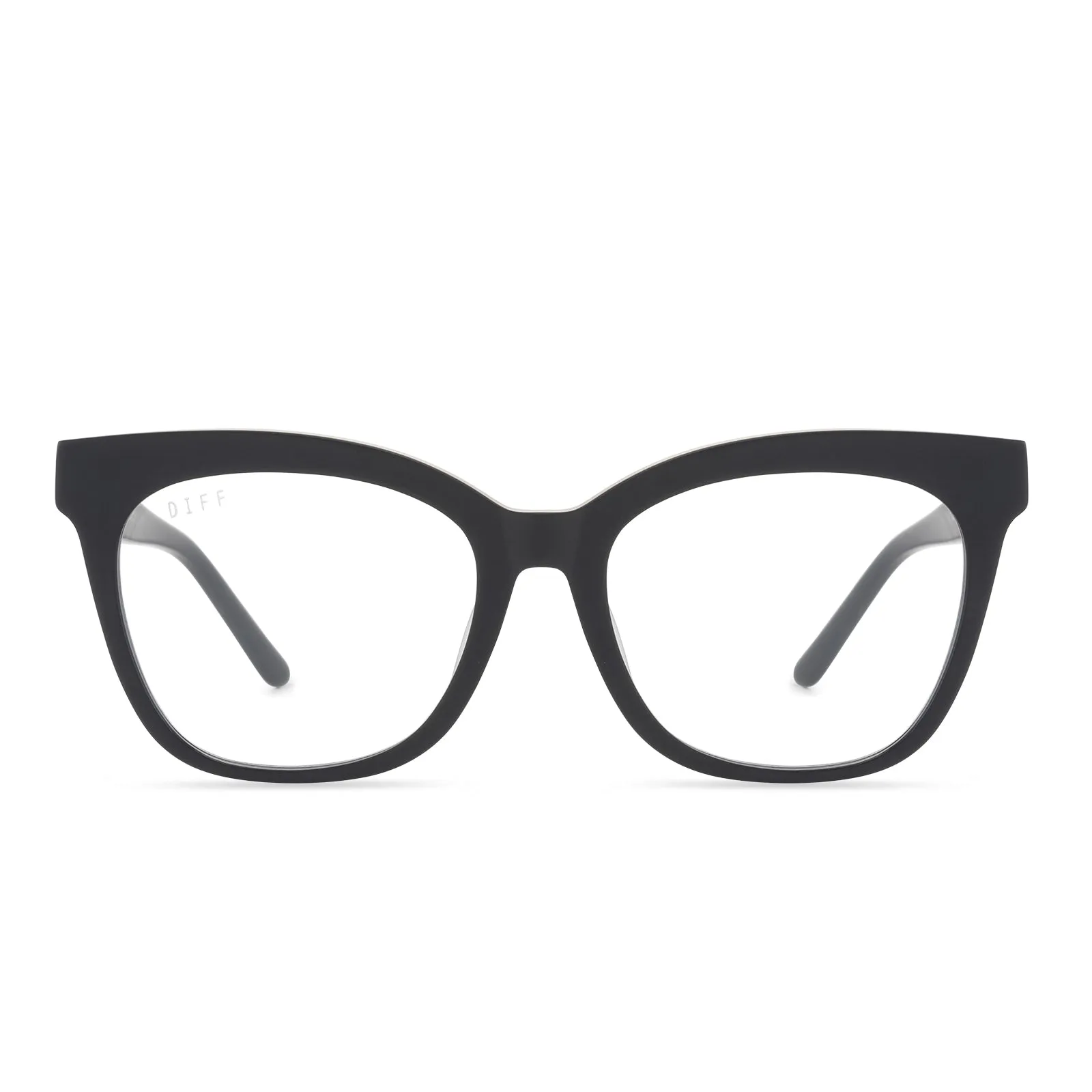 WINSTON - MATTE BLACK + GLASSES sold by Diff Eyewear