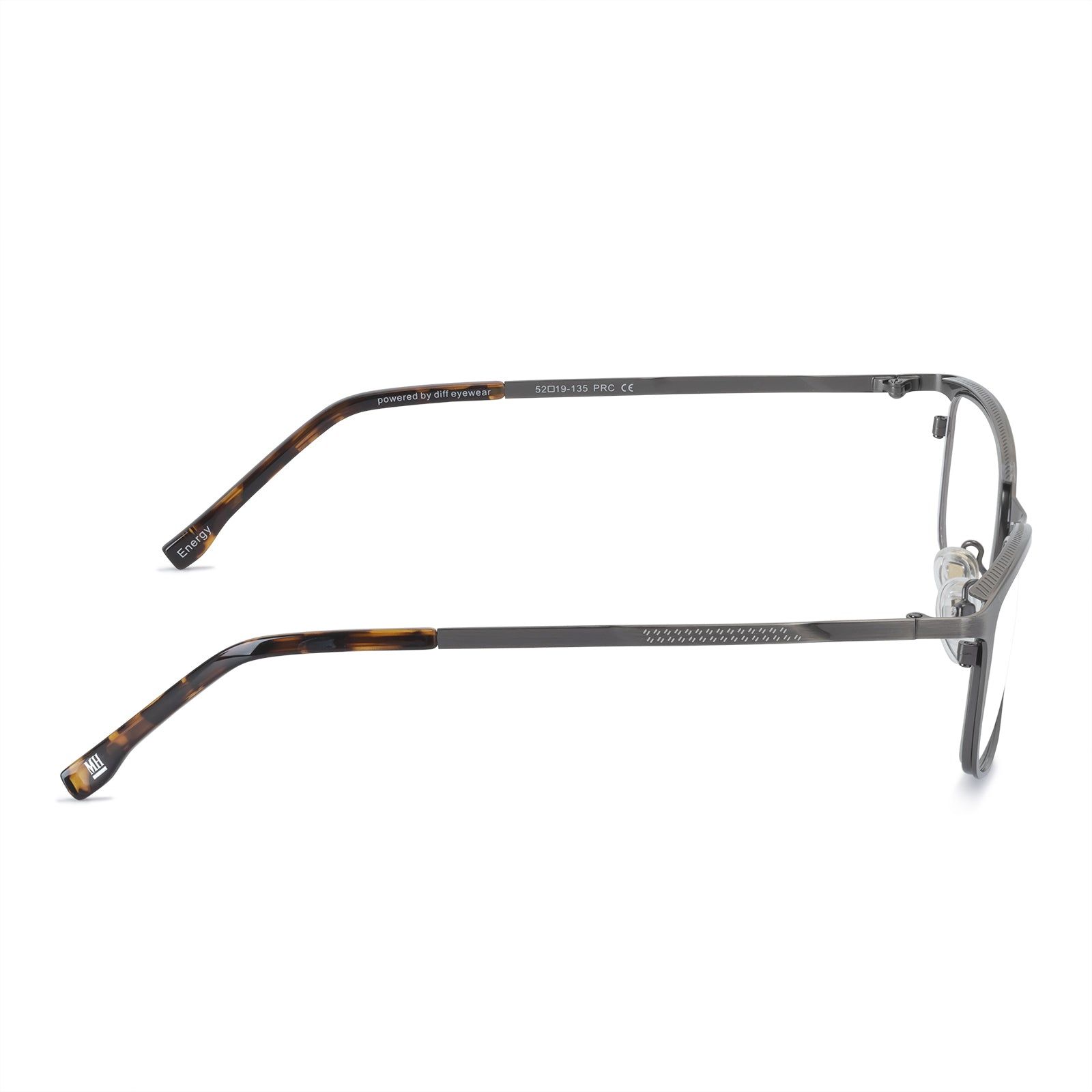 MEN'S HEALTH ENERGY - BRUSHED SILVER + BLUE LIGHT TECHNOLOGY sold by Diff Eyewear product image thumbnail 4