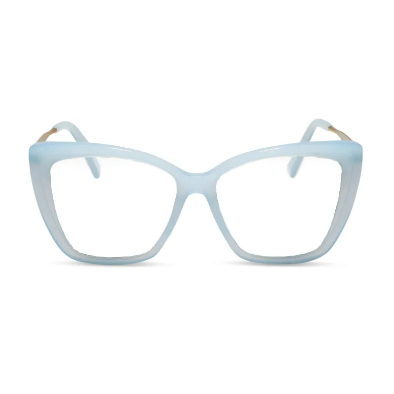 BECKY II - BLUE DUST + GLASSES sold by Diff Eyewear