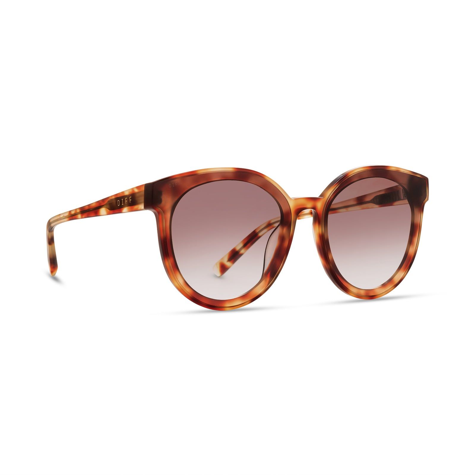 GEMMA - SOLSTICE TORTOISE + BROWN GRADIENT SUNGLASSES sold by Diff Eyewear product image thumbnail 4