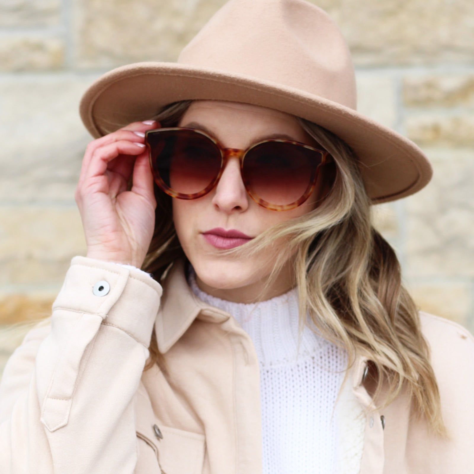 GEMMA - SOLSTICE TORTOISE + BROWN GRADIENT SUNGLASSES sold by Diff Eyewear product image thumbnail 5