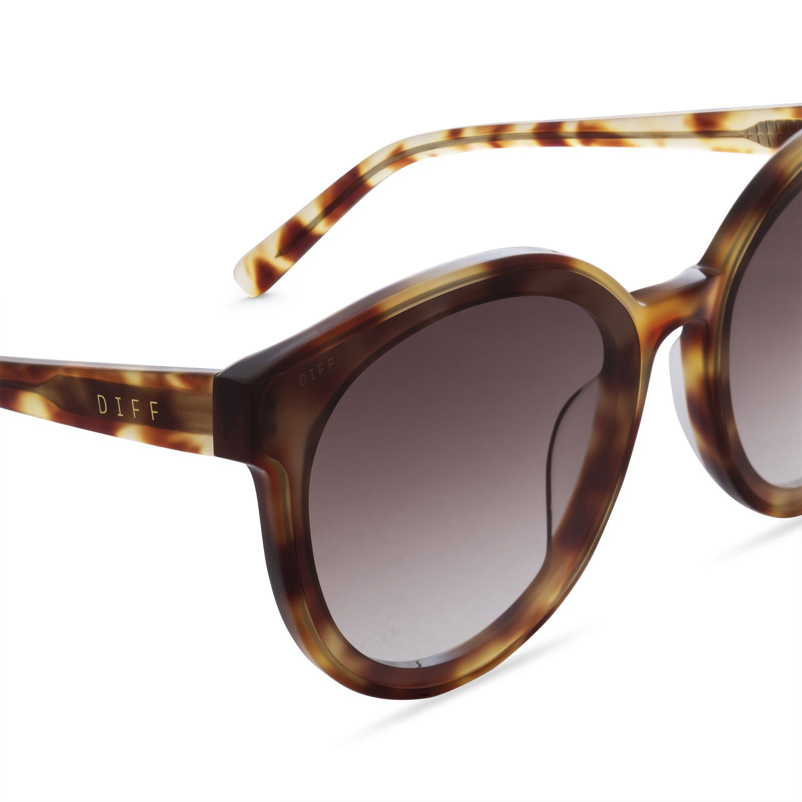 GEMMA - SOLSTICE TORTOISE + BROWN GRADIENT SUNGLASSES sold by Diff Eyewear product image thumbnail 2