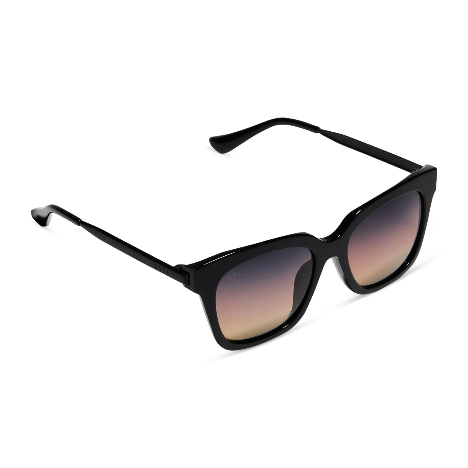 BELLA XS - BLACK + TWILIGHT GRADIENT + POLARIZED SUNGLASSES sold by Diff Eyewear product image thumbnail 4