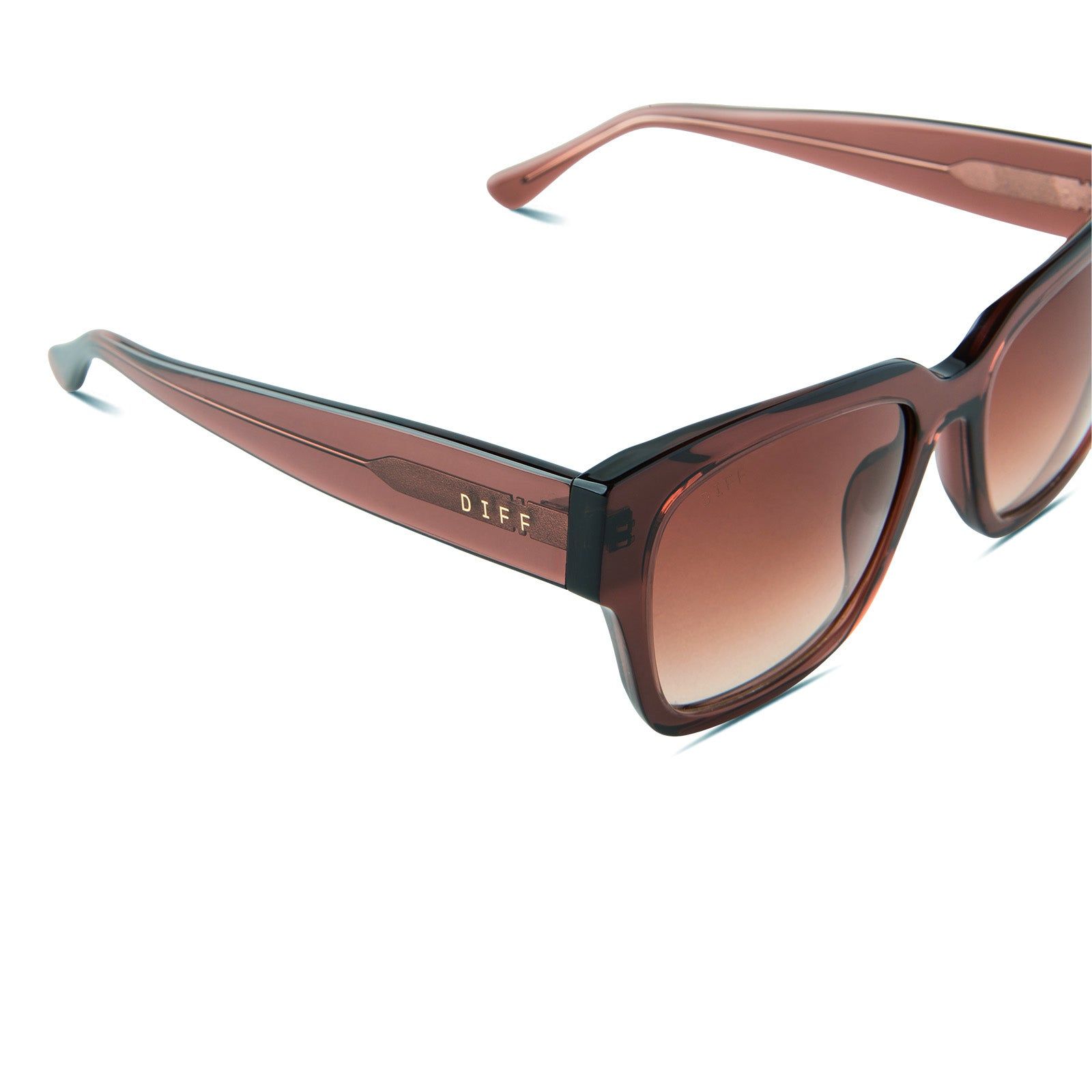 BELLA II - DEEP AMBER + TERRACOTTA GRADIENT SUNGLASSES sold by Diff Eyewear product image thumbnail 4