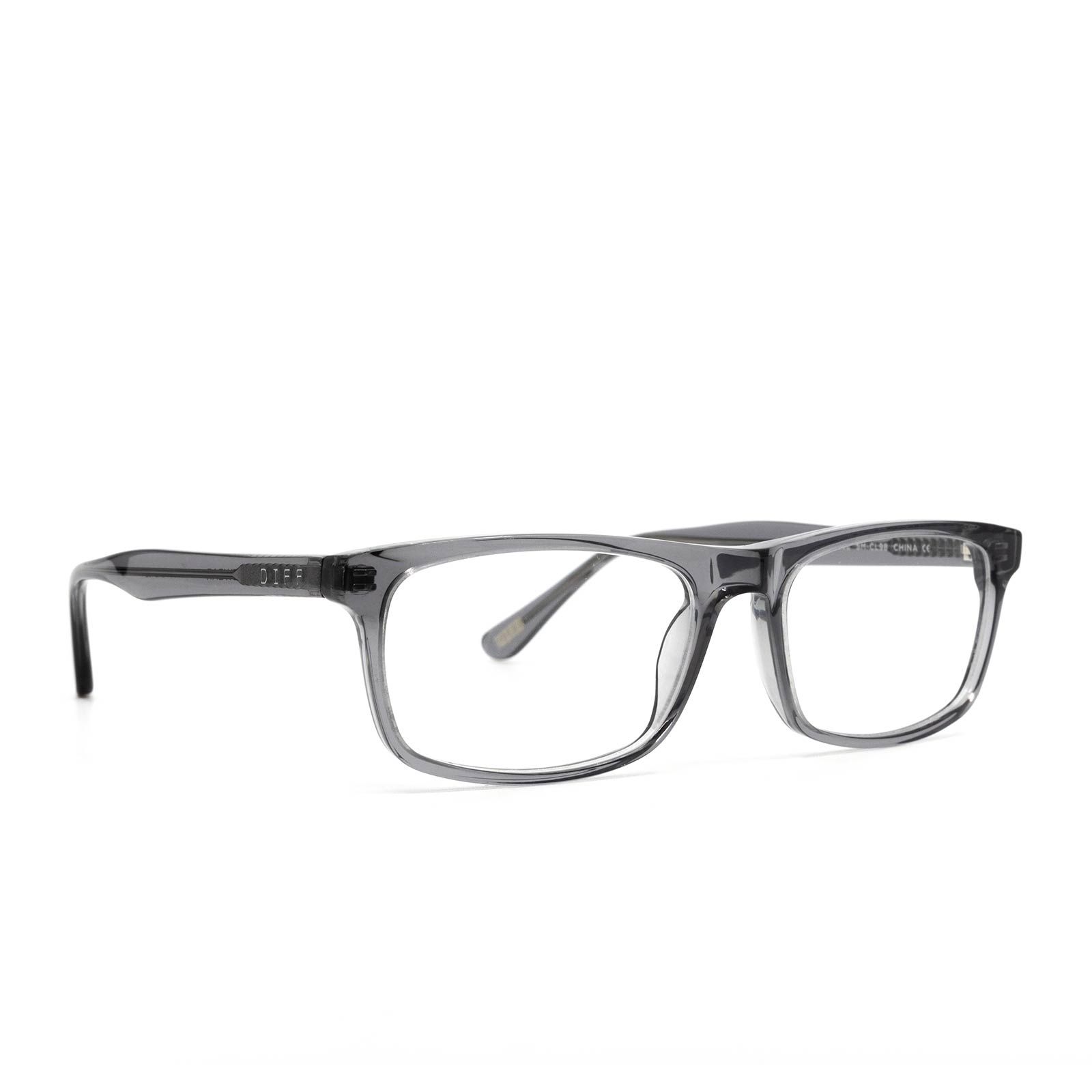 REESE - SMOKE + CLEAR GLASSES sold by Diff Eyewear product image thumbnail 2