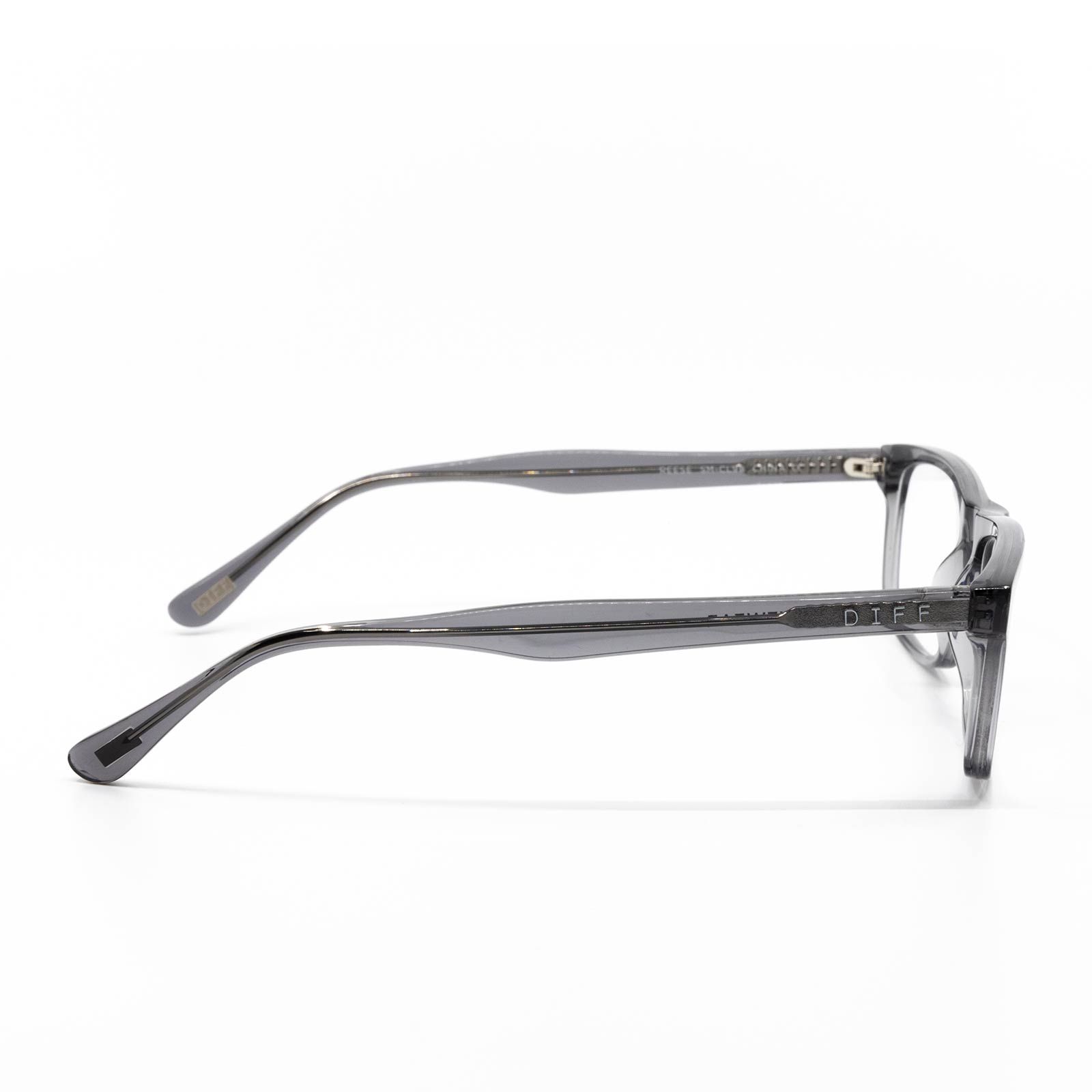 REESE - SMOKE + CLEAR GLASSES sold by Diff Eyewear product image thumbnail 3