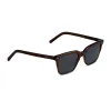 BILLIE - WHISKEY CRYSTAL + STEEL BLUE POLARIZED SUNGLASSES sold by Diff Eyewear