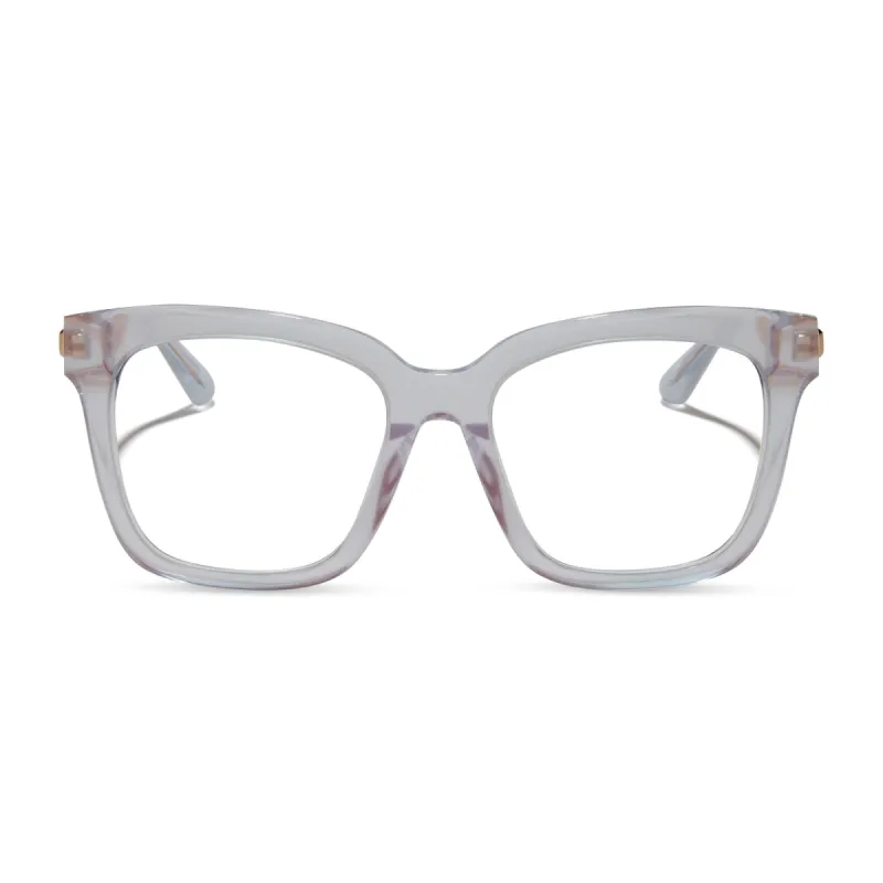 BELLA - OPALESCENT PINK + PRESCRIPTION GLASSES sold by Diff Eyewear