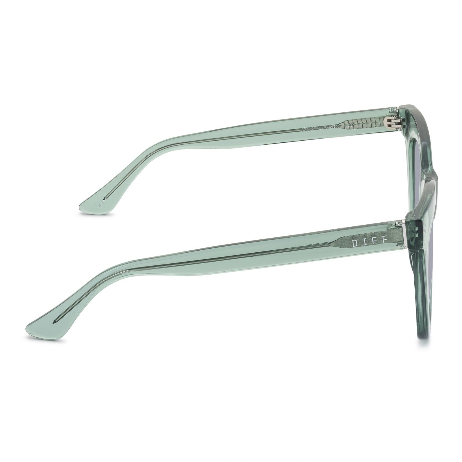 KAIA - JULEP CRYSTAL + GREY MIRROR + POLARIZED SUNGLASSES sold by Diff Eyewear product image thumbnail 4