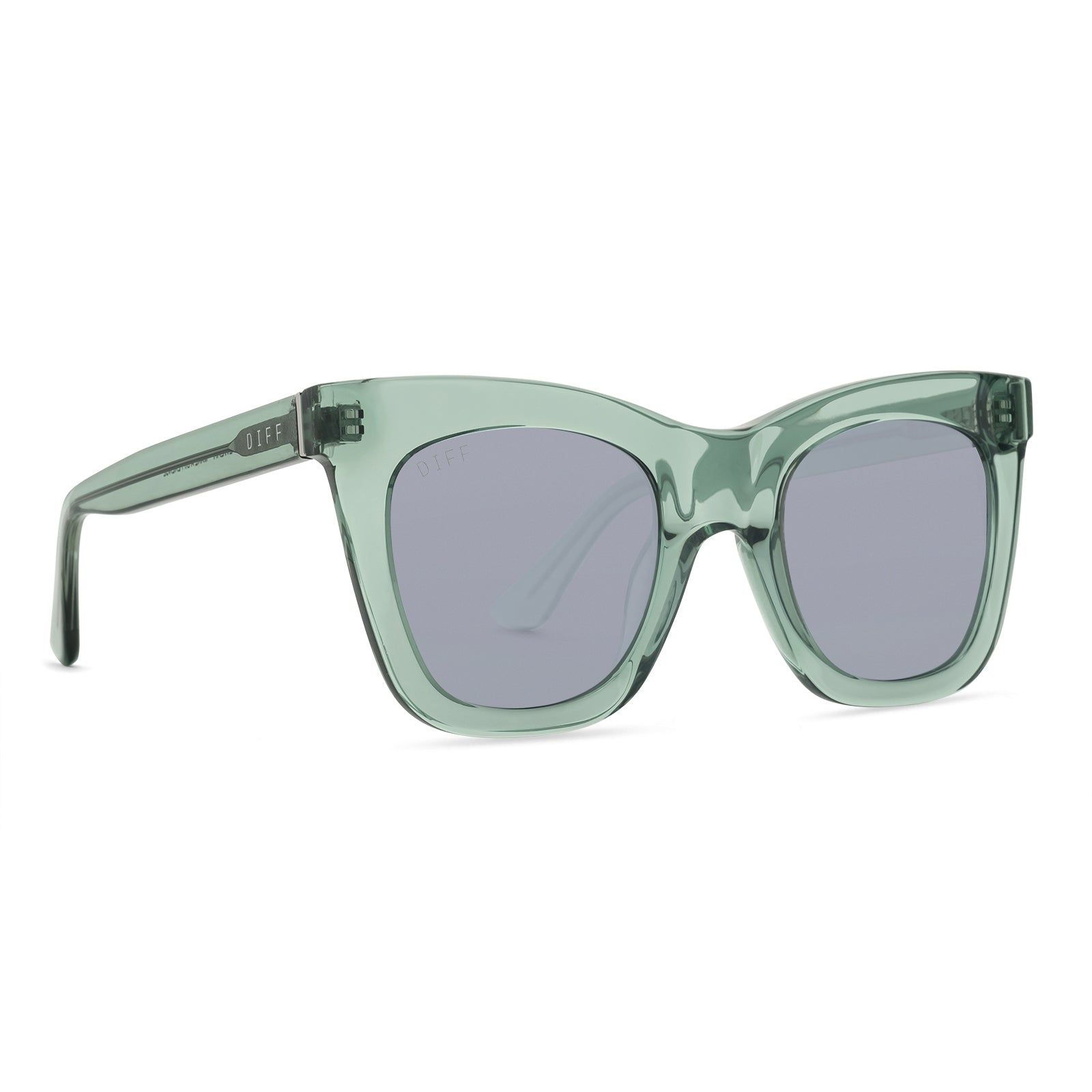 KAIA - JULEP CRYSTAL + GREY MIRROR + POLARIZED SUNGLASSES sold by Diff Eyewear product image thumbnail 2