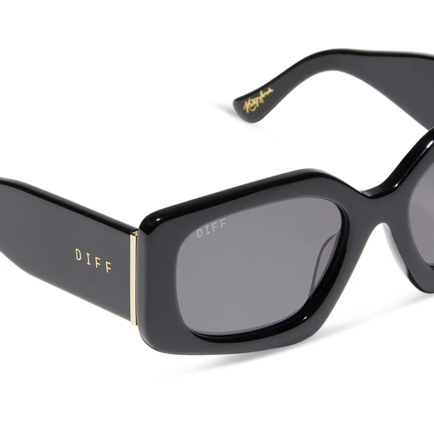 BRB - BLACK + GREY SUNGLASSES sold by Diff Eyewear product image thumbnail 4