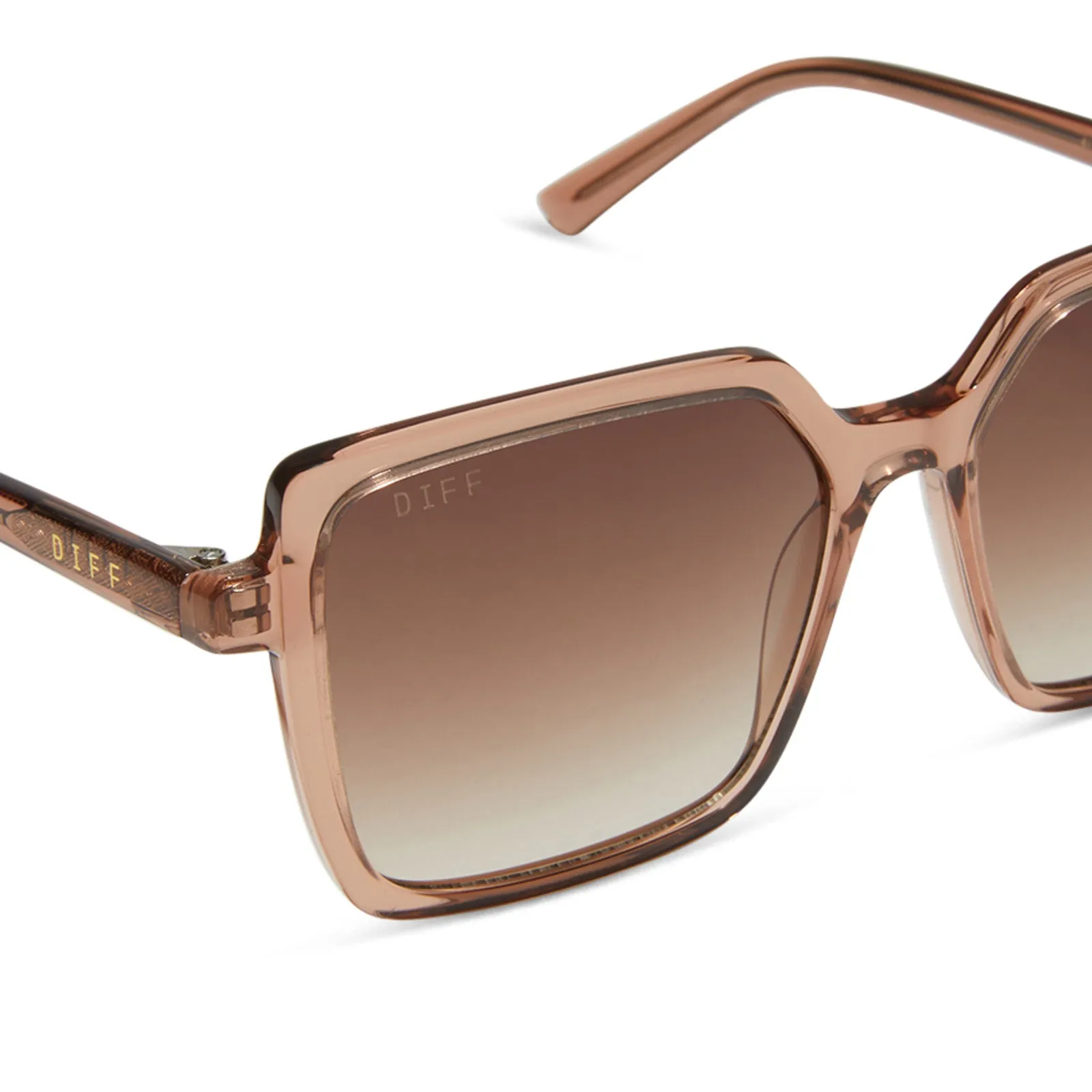 ESME - CAFÉ OLE + BROWN GRADIENT + POLARIZED SUNGLASSES sold by Diff Eyewear product image thumbnail 4