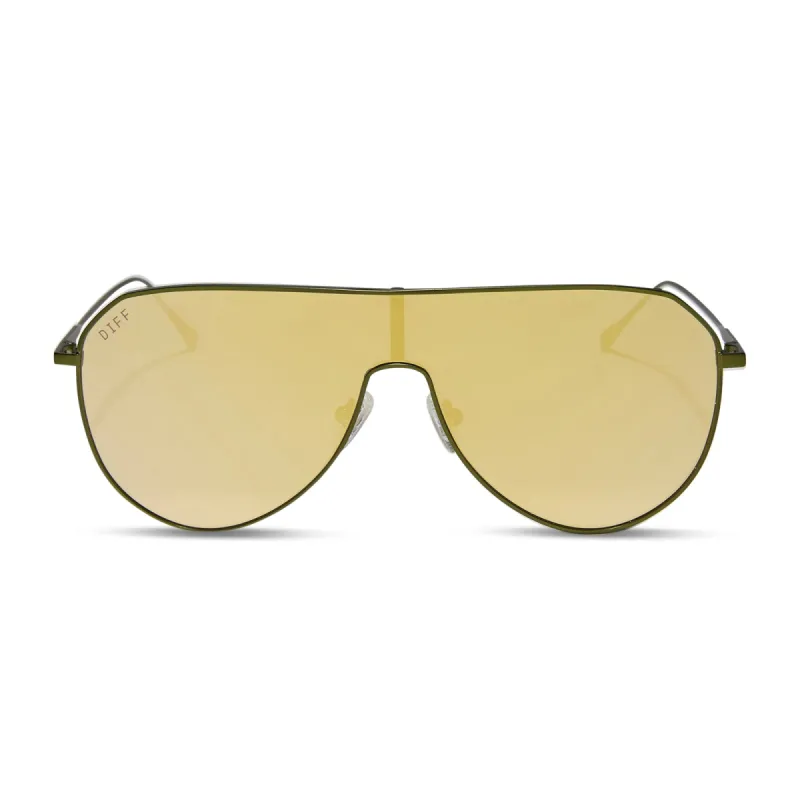 DASH SHIELD - MOSS METAL + MOSS MIRROR SUNGLASSES sold by Diff Eyewear