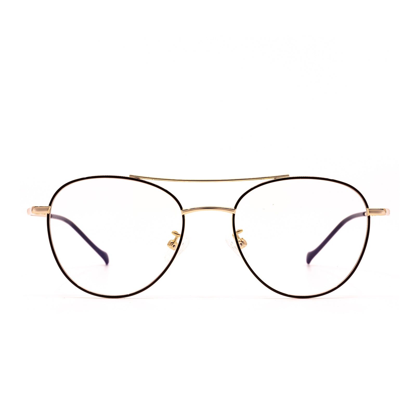 AIDEN - BLACK + GOLD + BLUE LIGHT TECHNOLOGY GLASSES sold by Diff Eyewear