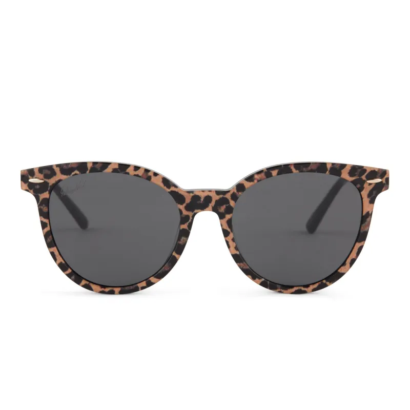 PATRICIA NASH - BLONDIE + LEOPARD + GREY SUNGLASSES sold by Diff Eyewear