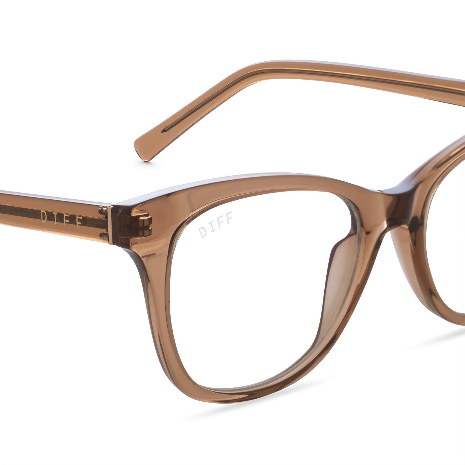 CARINA - DUNES CRYSTAL + BLUE LIGHT TECHNOLOGY GLASSES sold by Diff Eyewear product image thumbnail 3