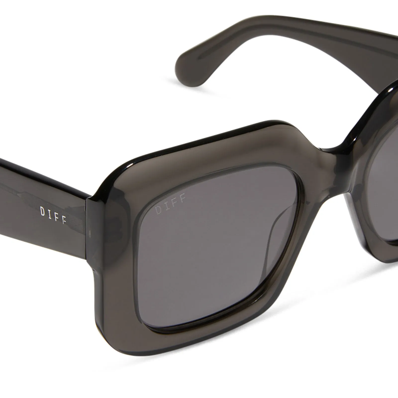GIADA - SMOKE CRYSTAL + GREY + POLARIZED SUNGLASSES sold by Diff Eyewear product image thumbnail 4
