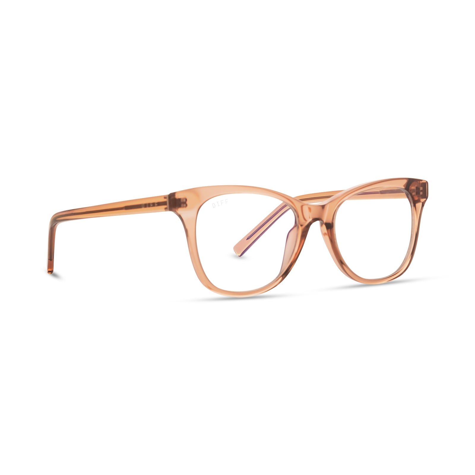 CARINA - DUNES CRYSTAL + BLUE LIGHT TECHNOLOGY GLASSES sold by Diff Eyewear product image thumbnail 2