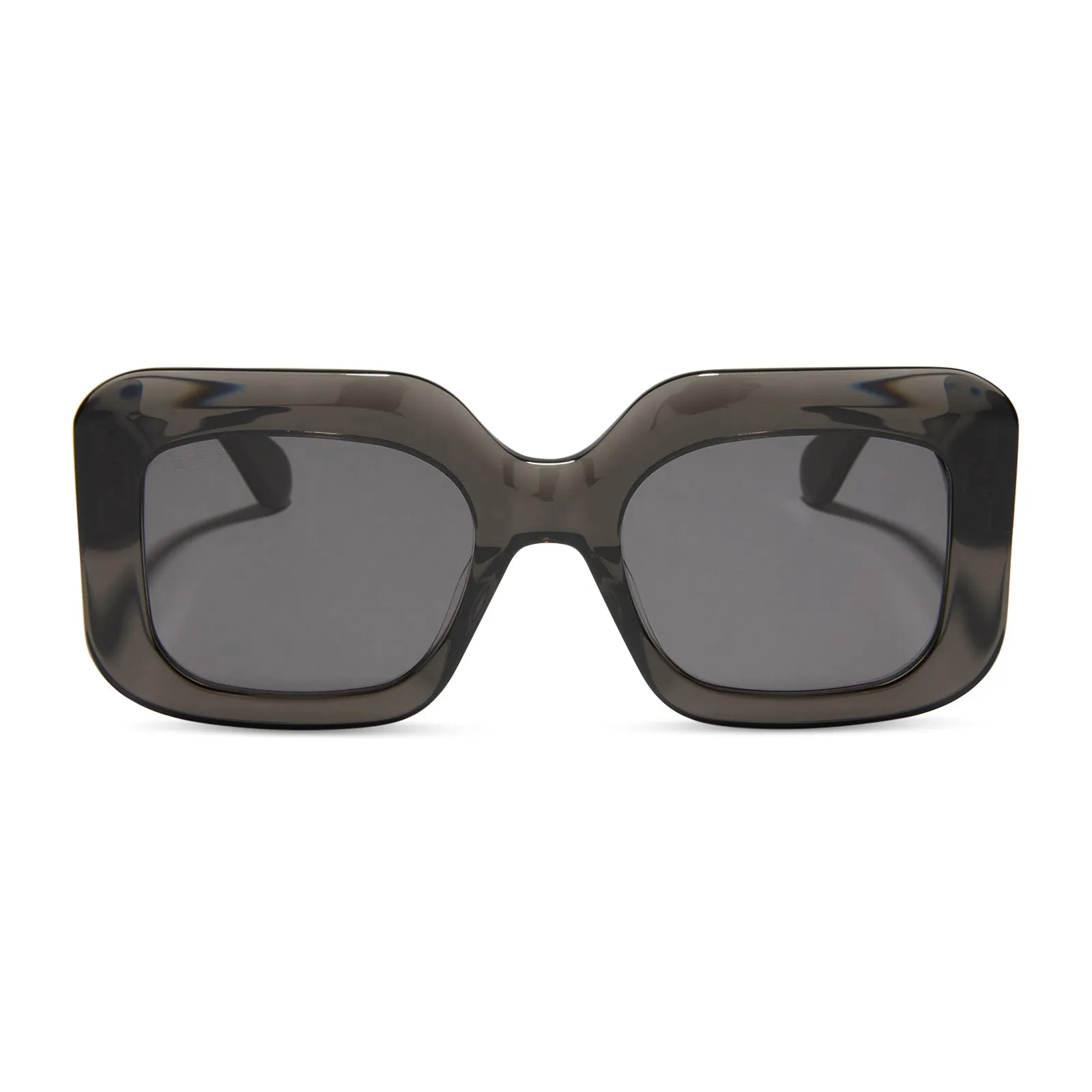 GIADA - SMOKE CRYSTAL + GREY + POLARIZED SUNGLASSES sold by Diff Eyewear