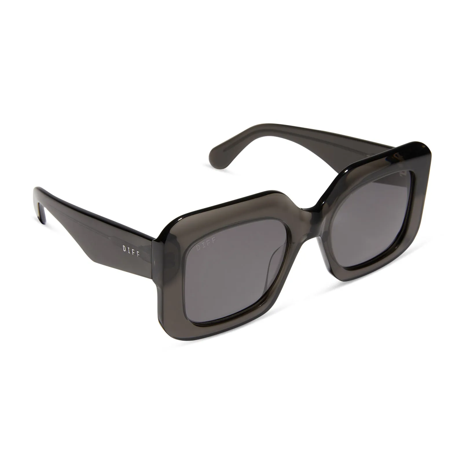 GIADA - SMOKE CRYSTAL + GREY + POLARIZED SUNGLASSES sold by Diff Eyewear product image thumbnail 2