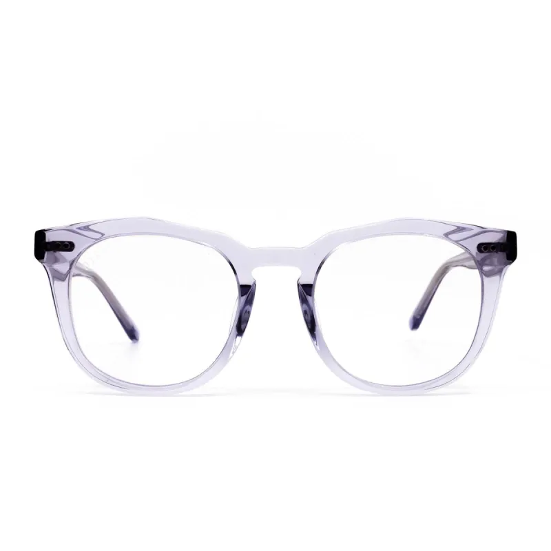 WESTON - ULTRA VIOLET +CLEAR GLASSES sold by Diff Eyewear