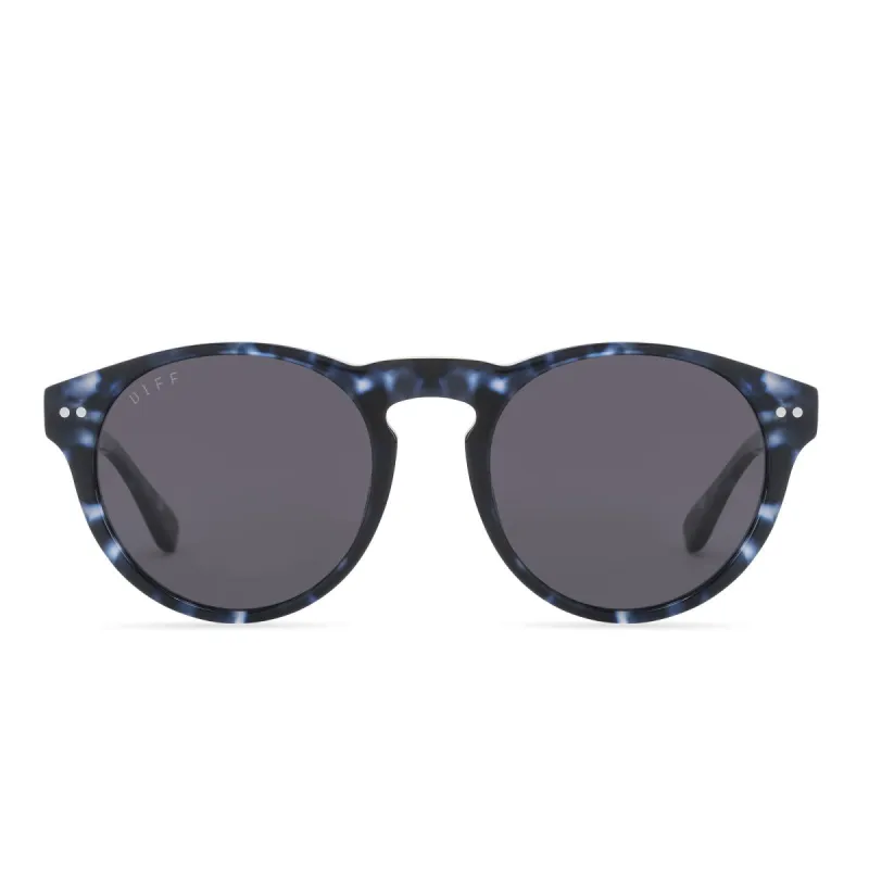 CODY - MIDNIGHT MARBLE + GREY + POLARIZED SUNGLASSES made by Diff Eyewear