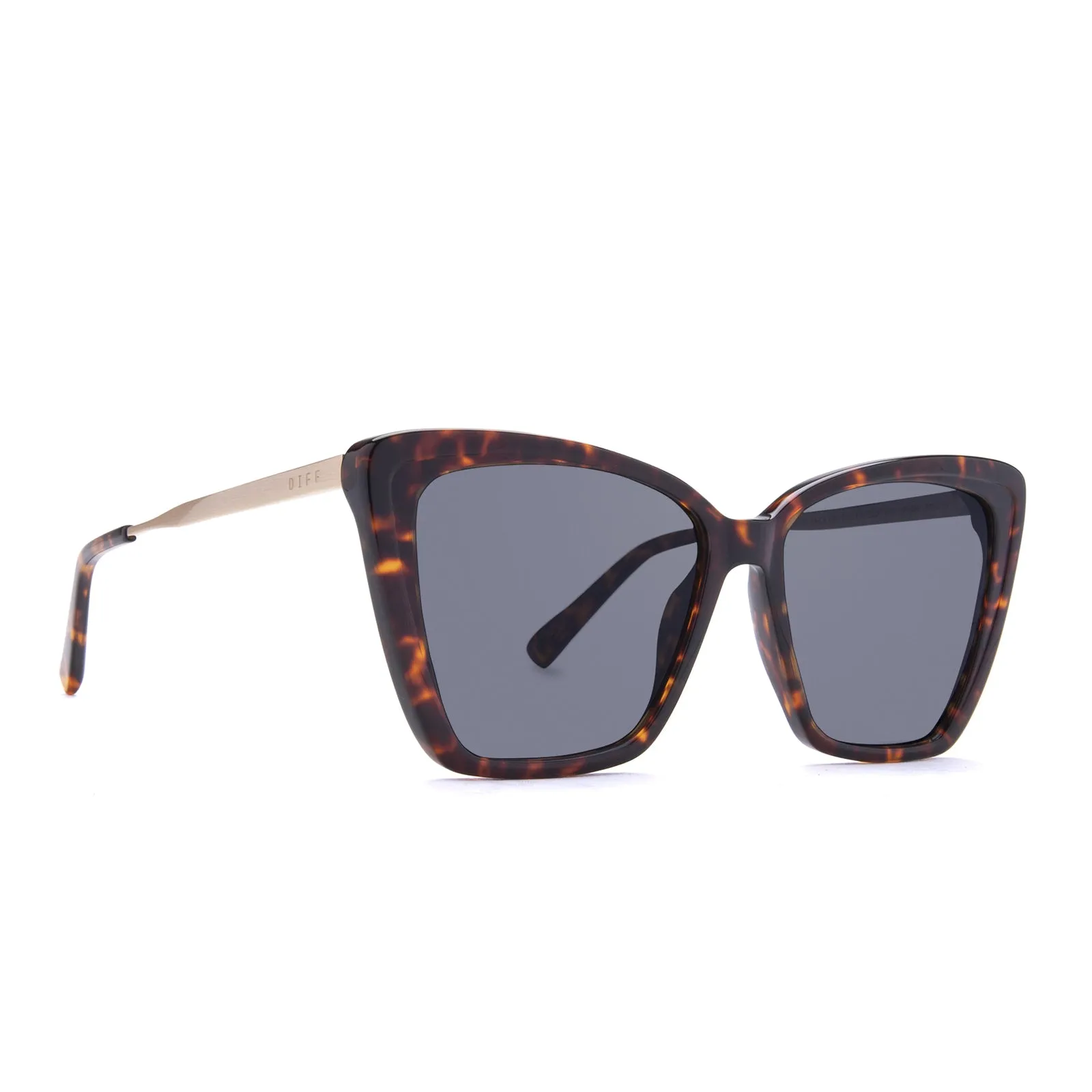 BECKY II - WILDCAT LEOPARD + GREY POLARIZED SUNGLASSES sold by Diff Eyewear product image thumbnail 2