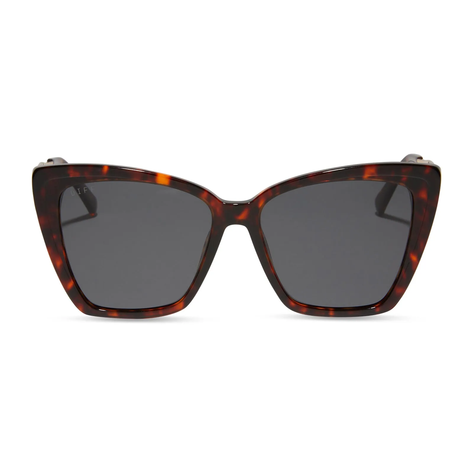 BECKY II - WILDCAT LEOPARD + GREY POLARIZED SUNGLASSES sold by Diff Eyewear