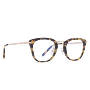 RUE - HAZEL TORTOISE + CLEAR GLASSES sold by Diff Eyewear