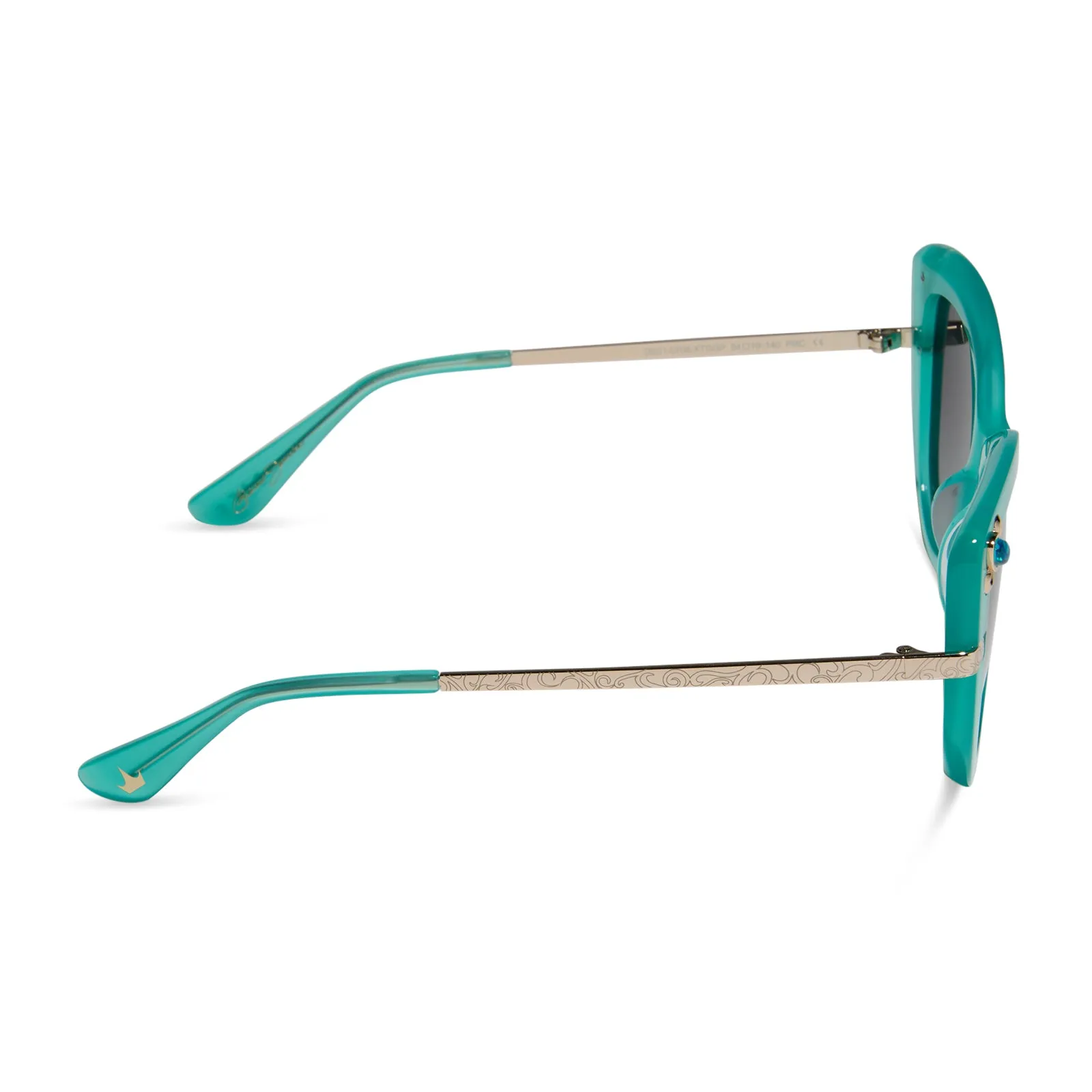 DISNEY PRINCESS - JASMINE + TEAL + GREY GRADIENT + POLARIZED SUNGLASSES sold by Diff Eyewear product image thumbnail 3