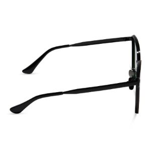 BELLA V - BLACK + PURPLE MIRROR + POLARIZED SUNGLASSES sold by Diff Eyewear