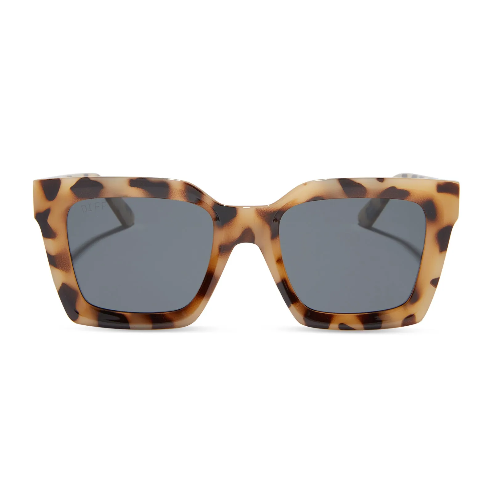 MADI NELSON - THE NAVY + CREAM TORTOISE + GREY + POLARIZED SUNGLASSES sold by Diff Eyewear