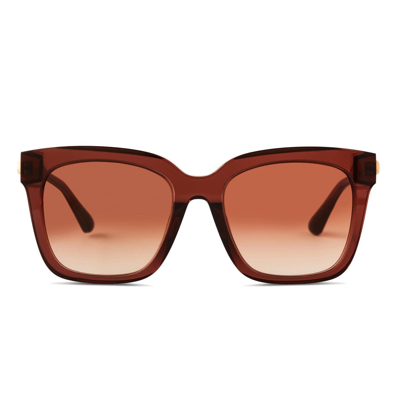 BELLA - DEEP AMBER + TERRACOTTA GRADIENT SUNGLASSES sold by Diff Eyewear