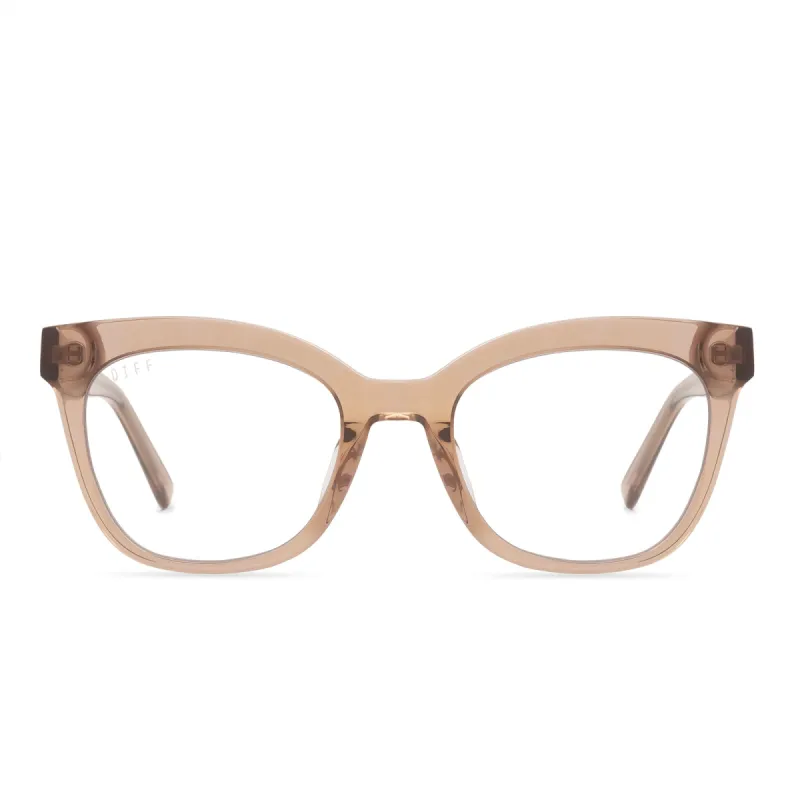WINSTON - CAFÉ OLE + BLUE LIGHT TECHNOLOGY GLASSES sold by Diff Eyewear