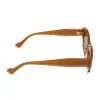 MARGOT - SALTED CARAMEL + BROWN + POLARIZED SUNGLASSES sold by Diff Eyewear