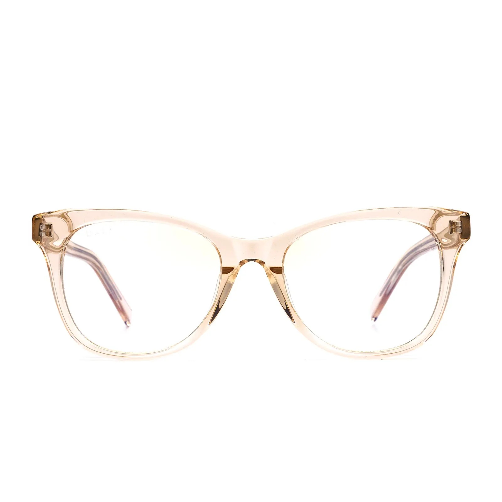 CARINA - BLUSH CRYSTAL + GLASSES sold by Diff Eyewear