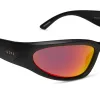 SIDE OUT - MATTE BLACK + SUNSET MIRROR + POLARIZED SUNGLASSES sold by Diff Eyewear