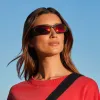 SIDE OUT - MATTE BLACK + SUNSET MIRROR + POLARIZED SUNGLASSES sold by Diff Eyewear