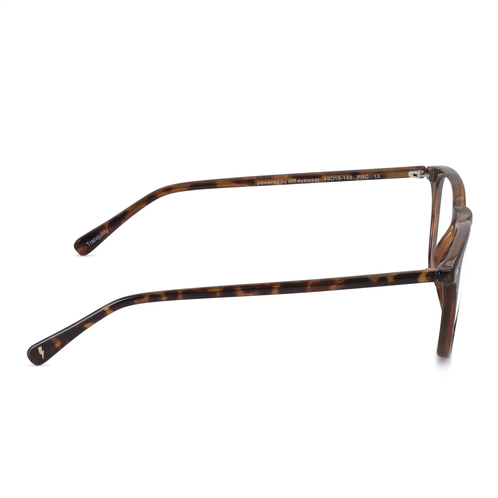 WOMEN'S HEALTH TRANQUILITY - CARAMEL TORTOISE + CLEAR sold by Diff Eyewear product image thumbnail 4