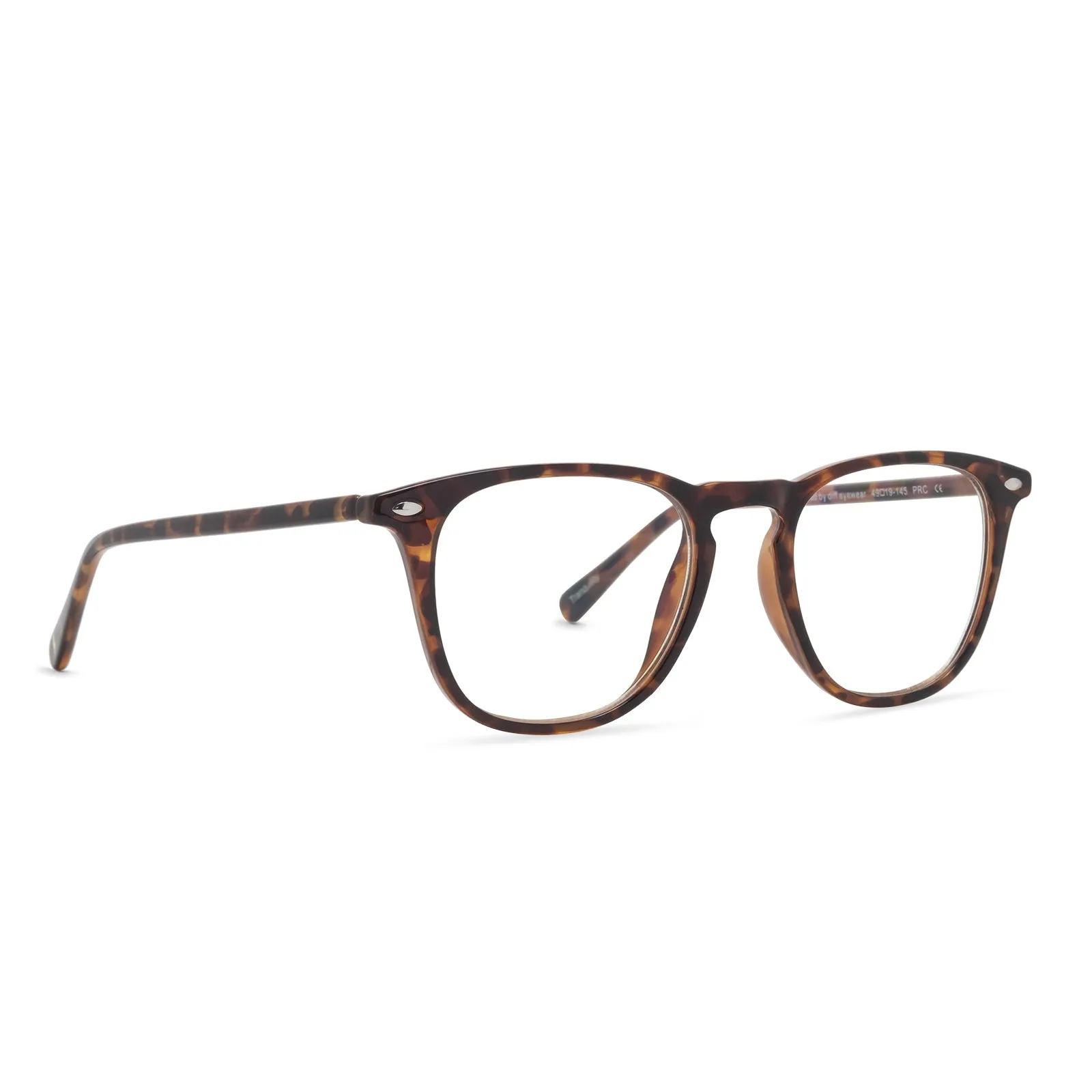 WOMEN'S HEALTH TRANQUILITY - CARAMEL TORTOISE + CLEAR sold by Diff Eyewear product image thumbnail 2