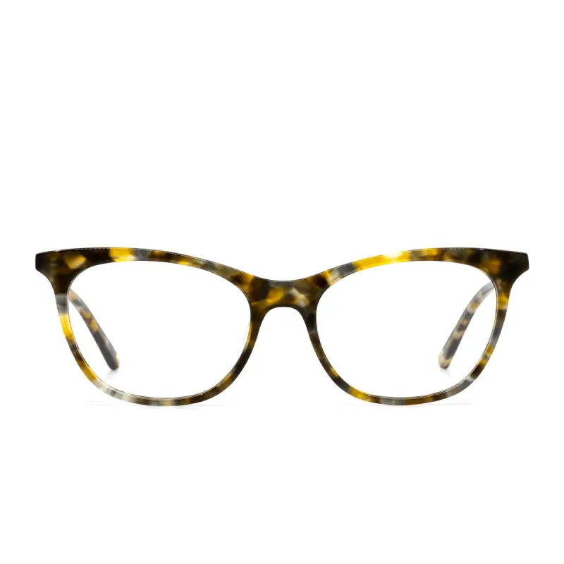 JADE - SEA TORTOISE + CLEAR GLASSES sold by Diff Eyewear