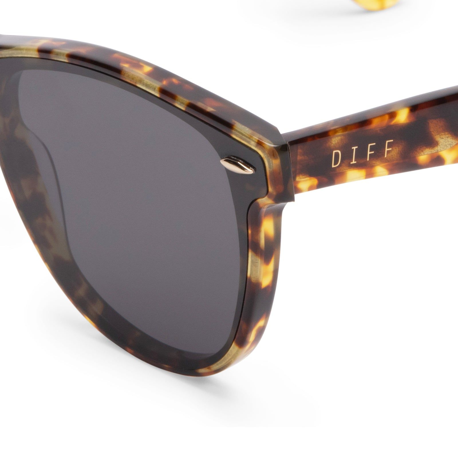 KOTA II - AMBER TORTOISE + GREY SUNGLASSES sold by Diff Eyewear product image thumbnail 3