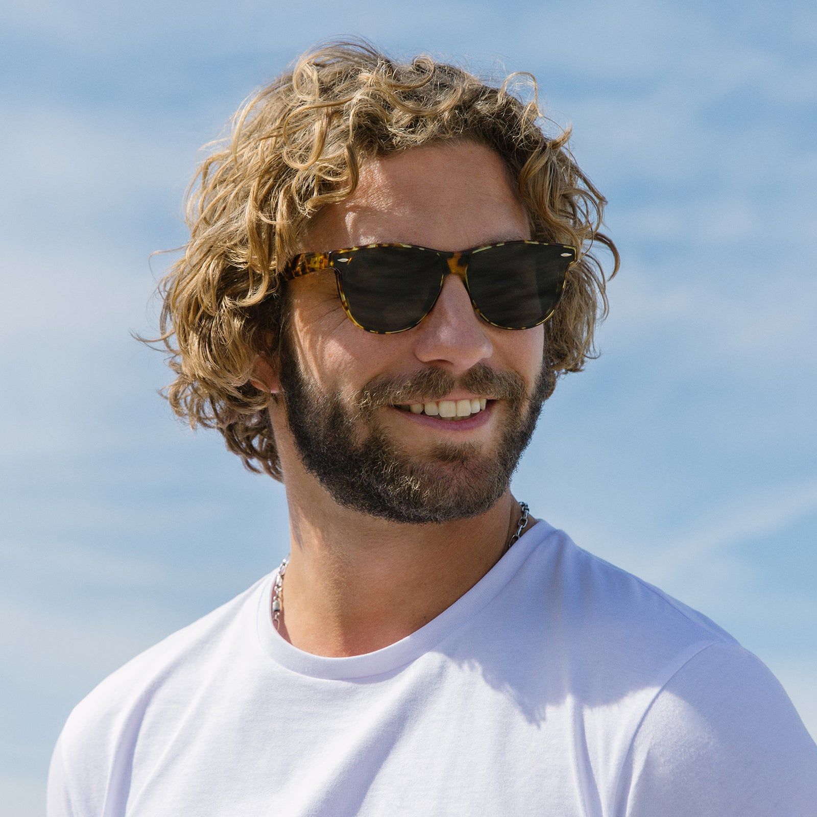 KOTA II - AMBER TORTOISE + GREY SUNGLASSES sold by Diff Eyewear product image thumbnail 5