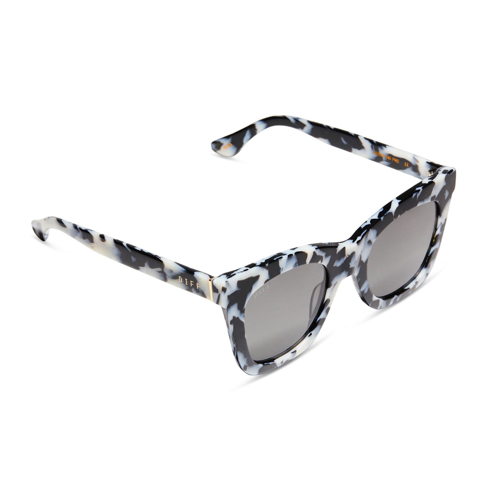 KAIA - RICH HIDE + GREY POLARIZED SUNGLASSES sold by Diff Eyewear product image thumbnail 4